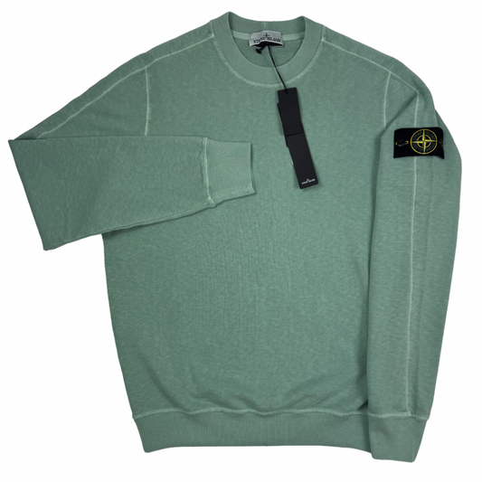 Sudadera cuello redondo Stone Island verde menta - talla M/L/2XL/3XL