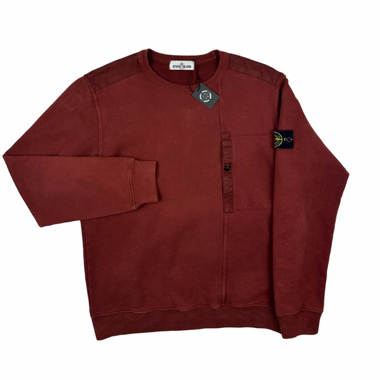 SUDADERA CUELLO REDONDO STONE ISLAND - talla XL