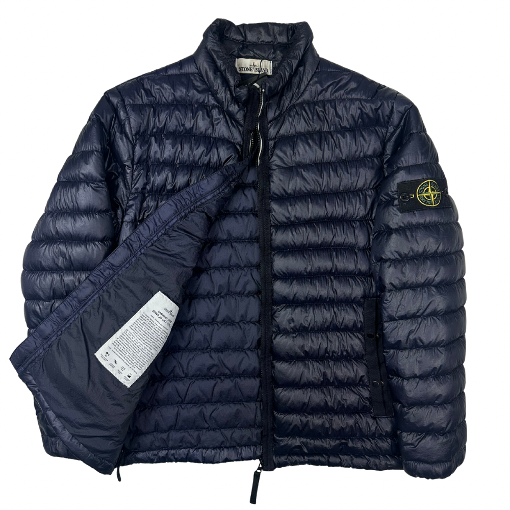 ABRIGO PLUMAS GARMENT DYED DOWN_26 GR X SQM_N STONE ISLAND - talla L