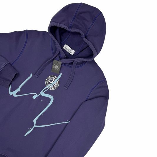 Sudadera con capucha Stone Island morado - talla M