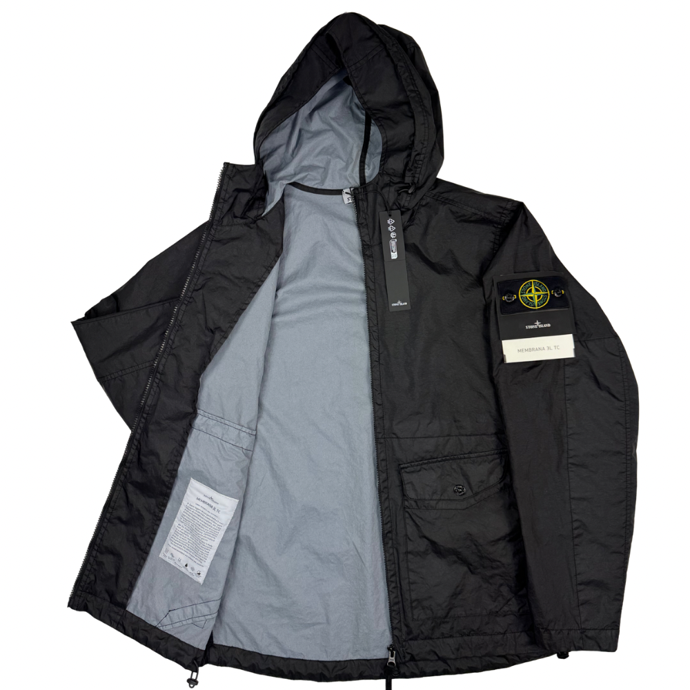 Chaqueta Stone Island Membrana 3L TC negro - talla S