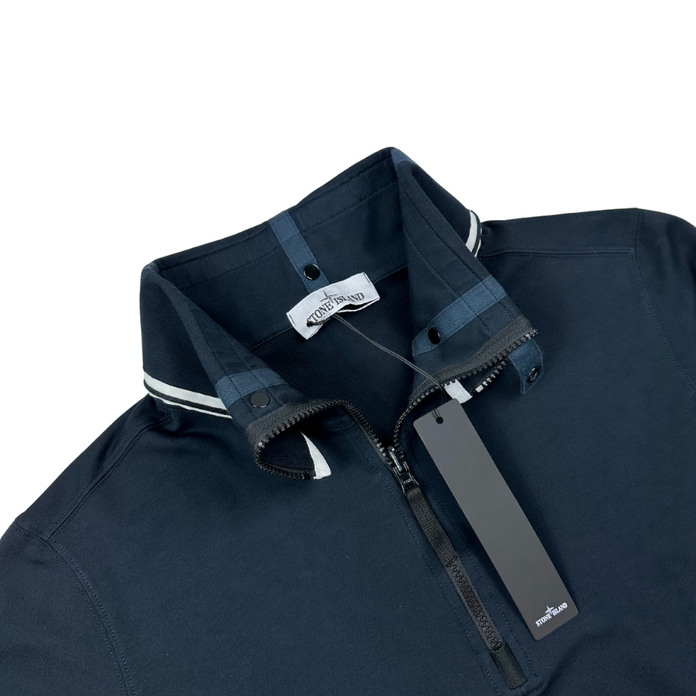 SUDADERA HALF ZIP STONE ISLAND - talla M