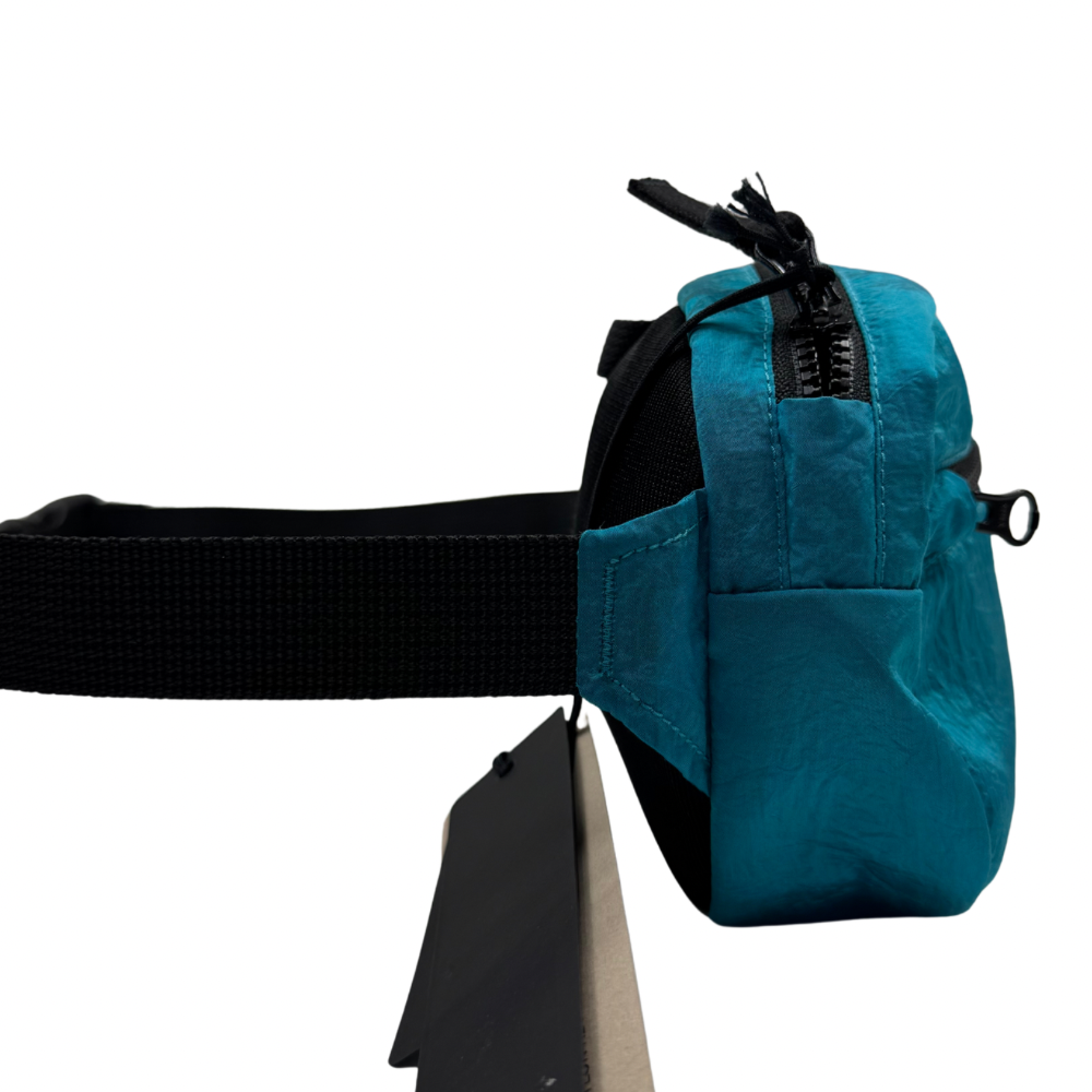 Riñonera Stone Island Junior nylon metal azul turquesa - talla UNI