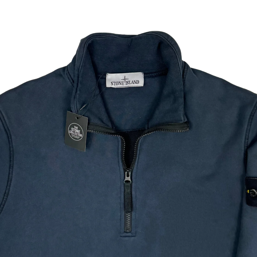 Sudadera Half-Zip Stone Island Azul marino - talla M