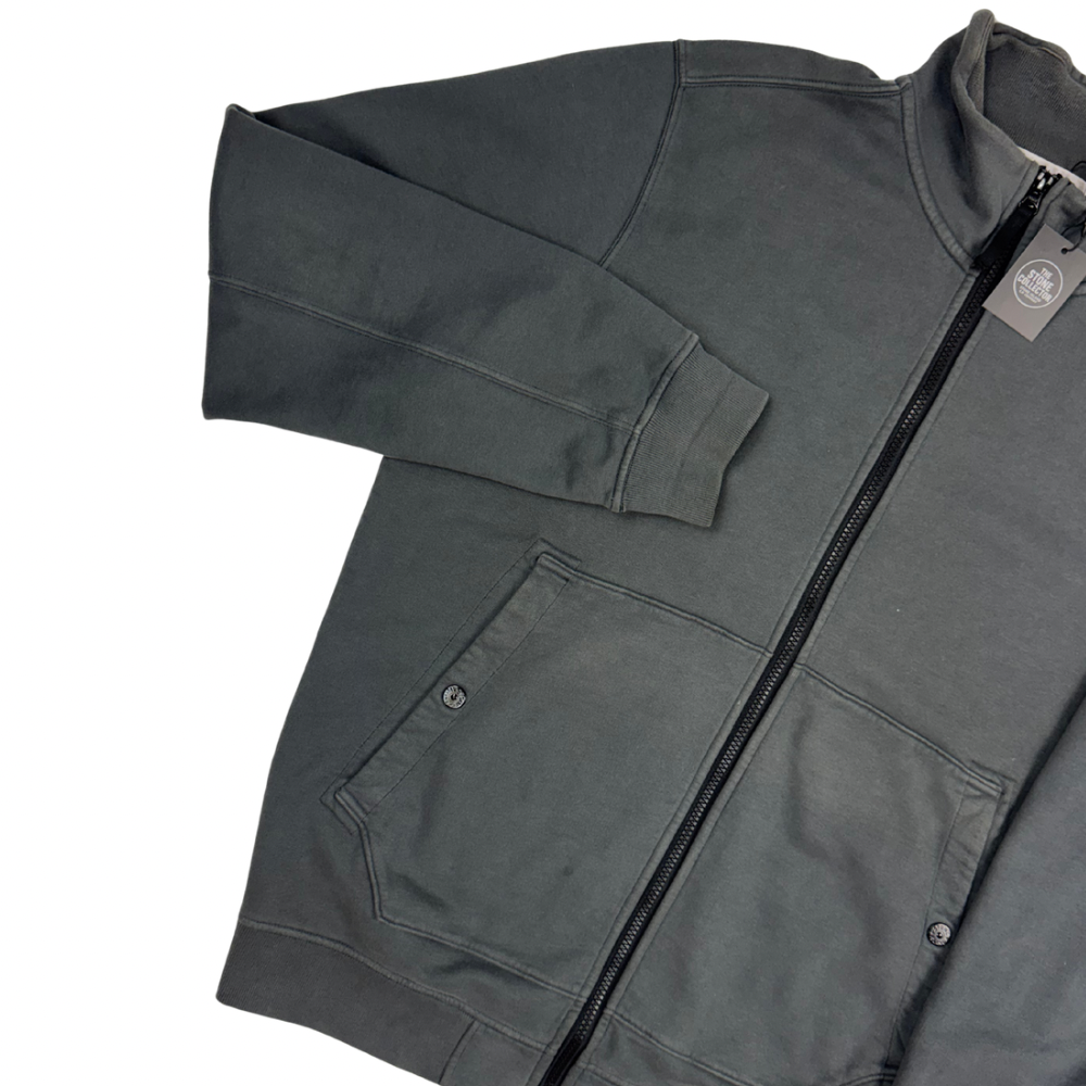 Sudadera con cremallera Stone Island Gris oscuro - talla XL