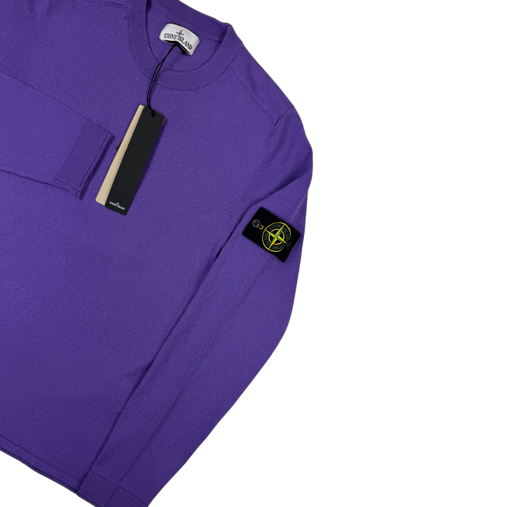 Jersey Stone Island cuello redondo morado - talla M/L/XL/2XL