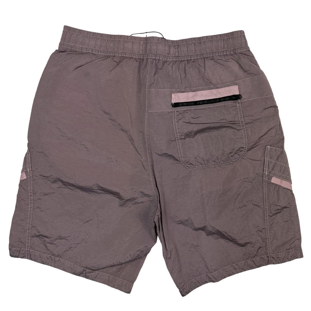 Pantalón Corto Stone Island Rosa nylon metal - talla W/28 / W/34