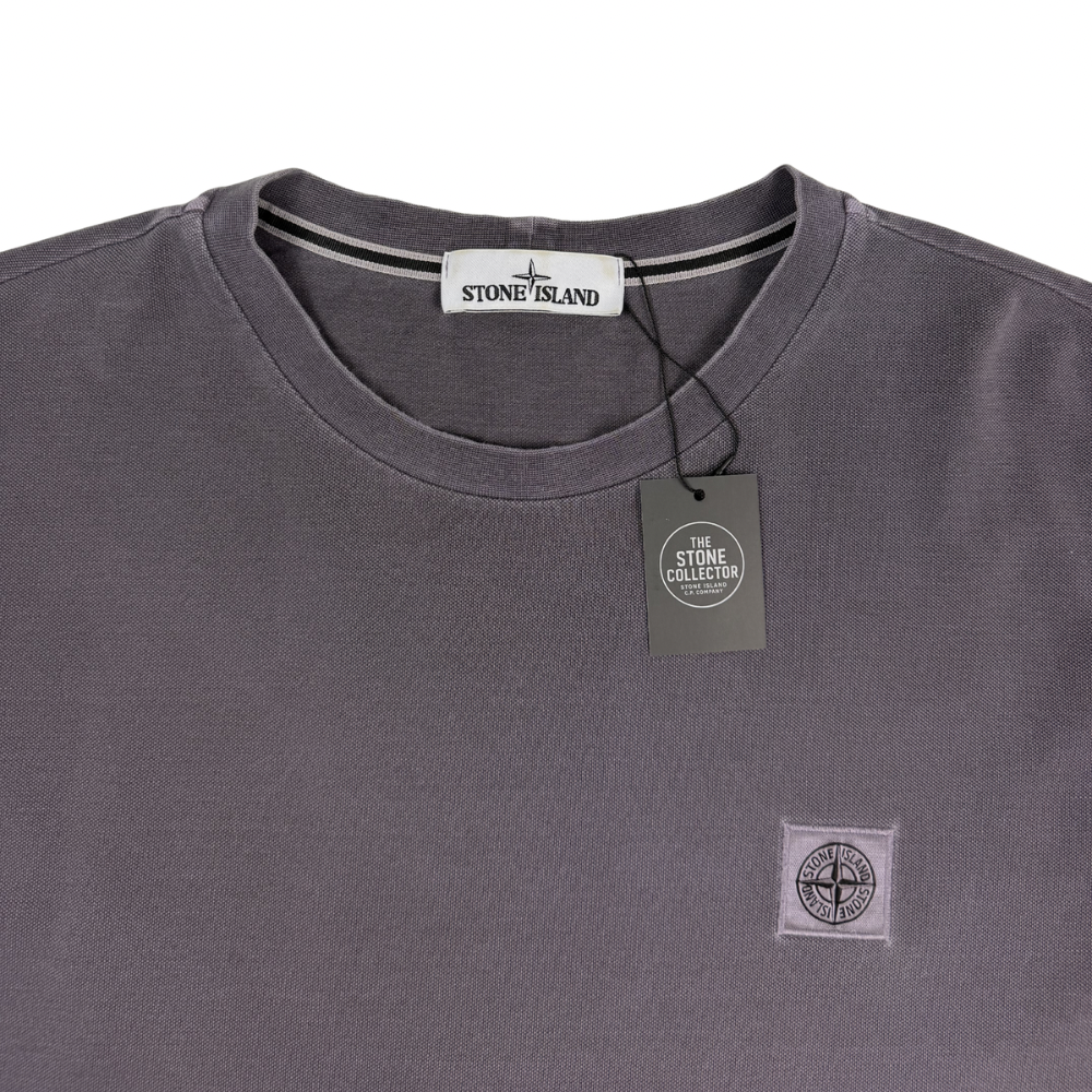 Camiseta Stone Island gris manga corta - talla 2XL