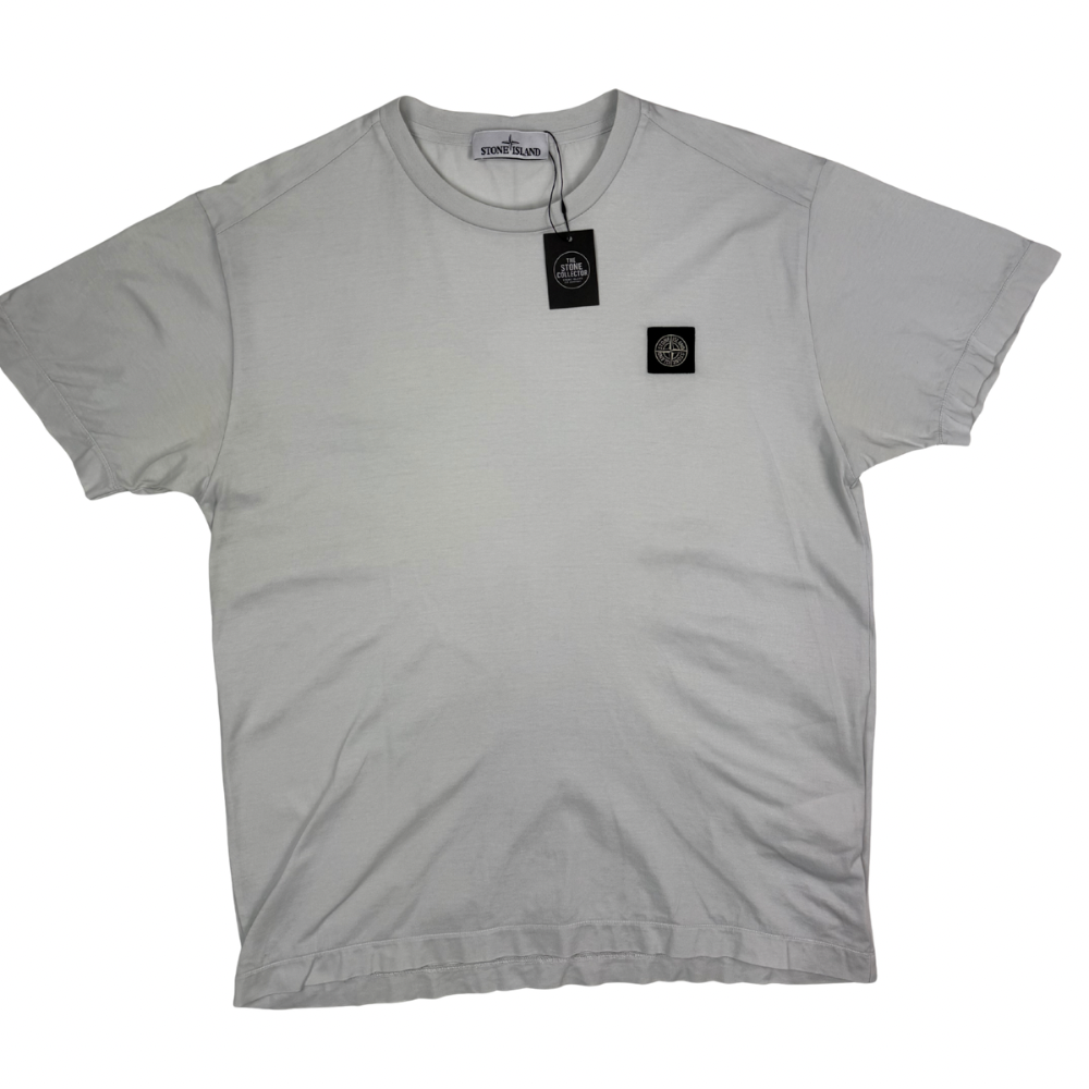 Camiseta Stone Island Blanco Roto manga corta - talla L