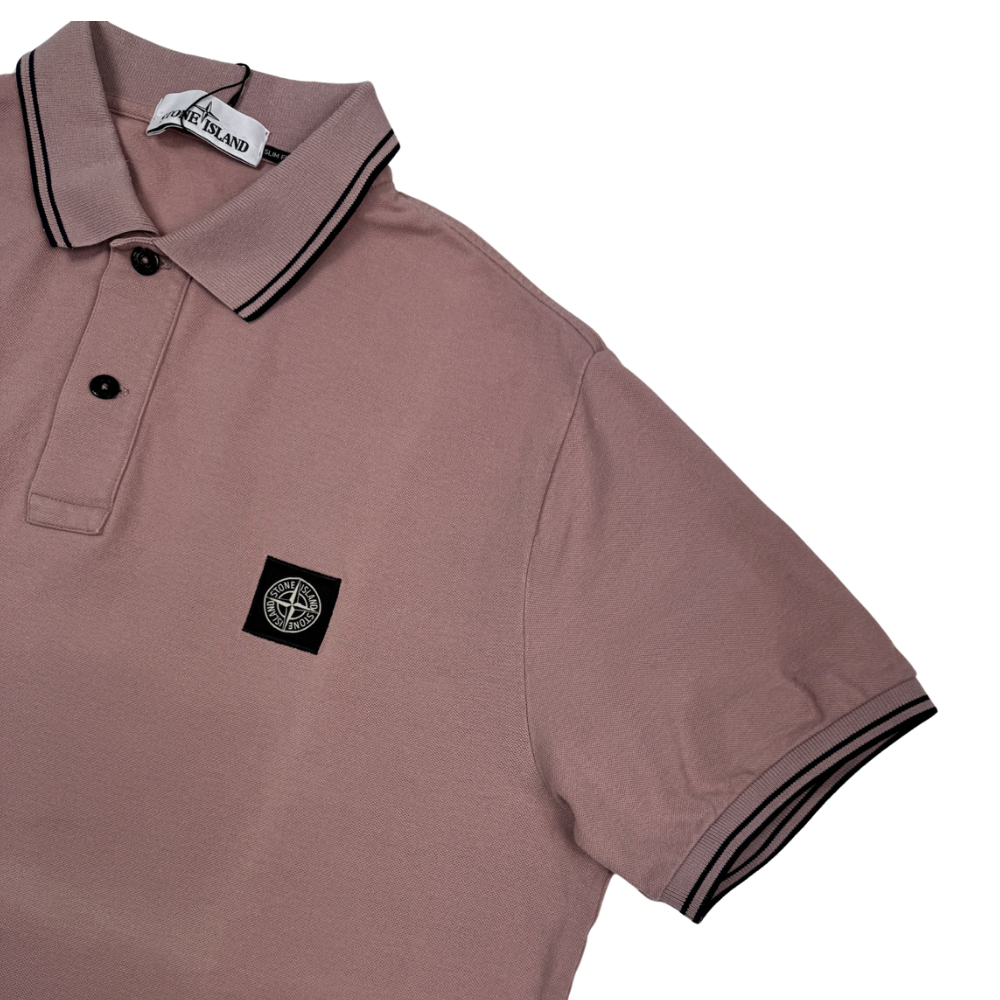 Polo Stone Island Rosa Manga corta  - talla 2XL