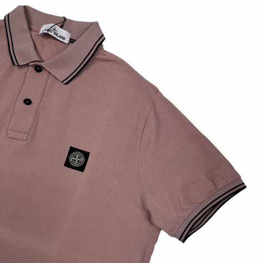 Polo Stone Island Rosa Manga corta  - talla 2XL