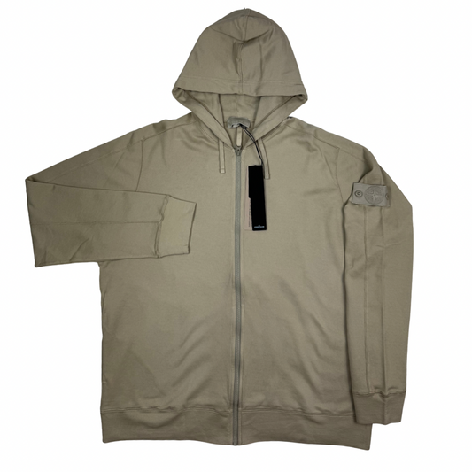 Sudadera Stone Island Ghost con capucha y cremallera arena - talla L-XL-2XL