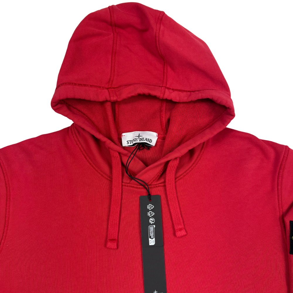 Sudadera con capucha Stone Island rojo - talla L