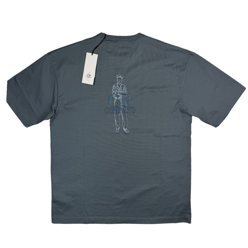 CAMISETA MANGA CORTA C.P COMPANY - talla L / XL