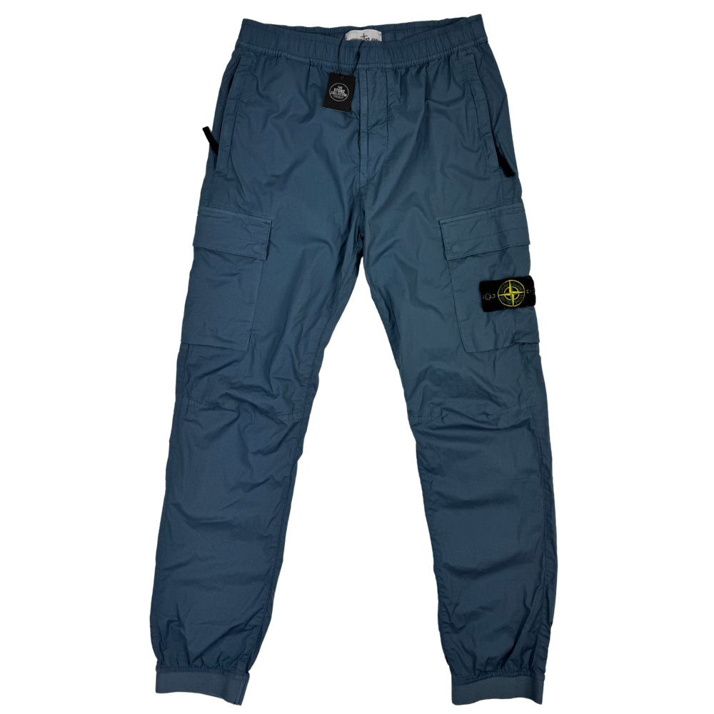 Pantalón Cargo Stone Island Type Re-T Azul - talla W/31
