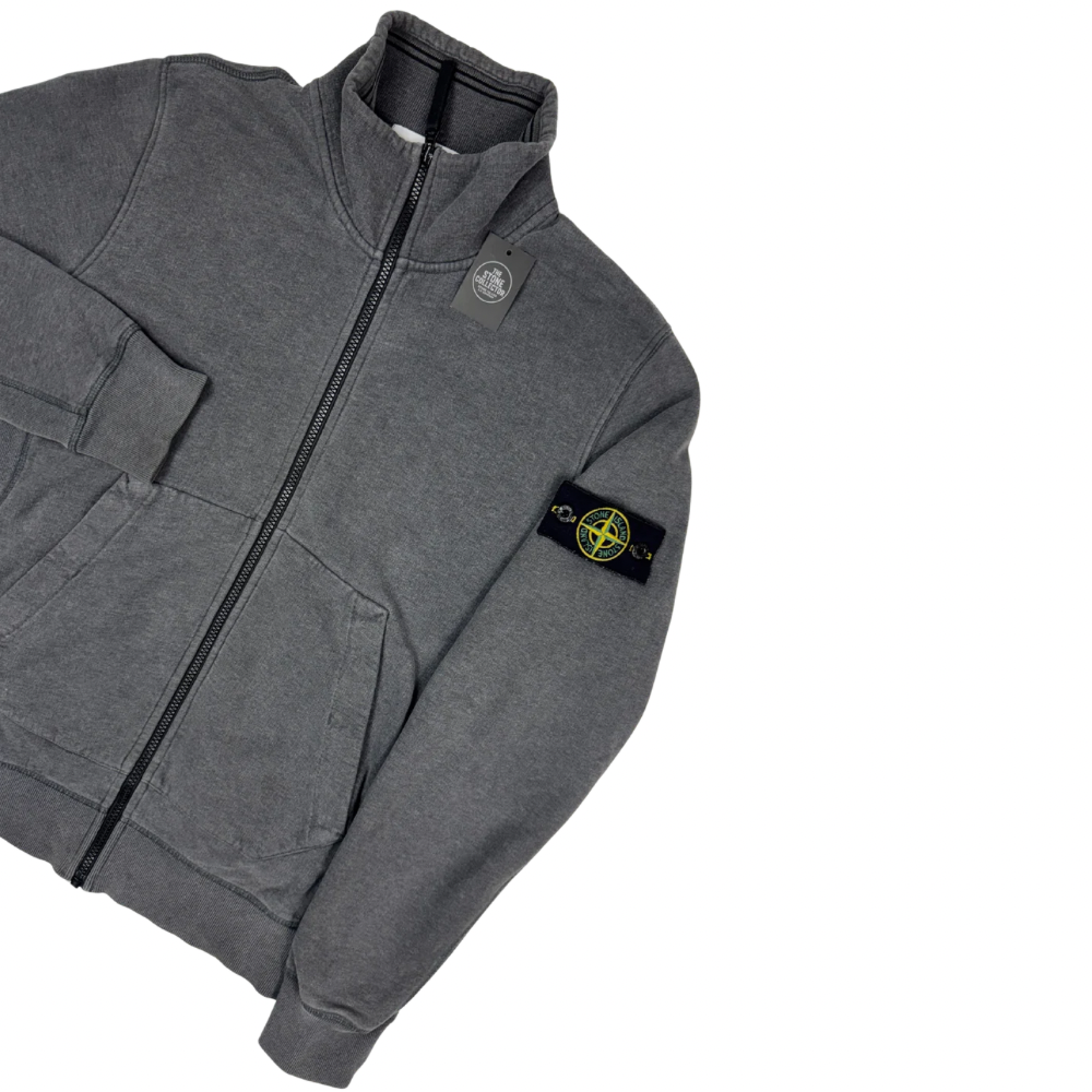 Sudadera con cremallera Stone Island gris - talla M