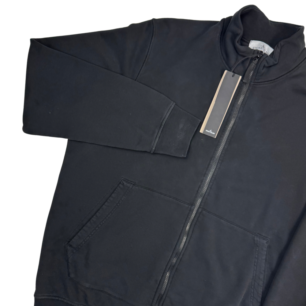 Sudadera Stone Island con cremallera negro - talla 3XL
