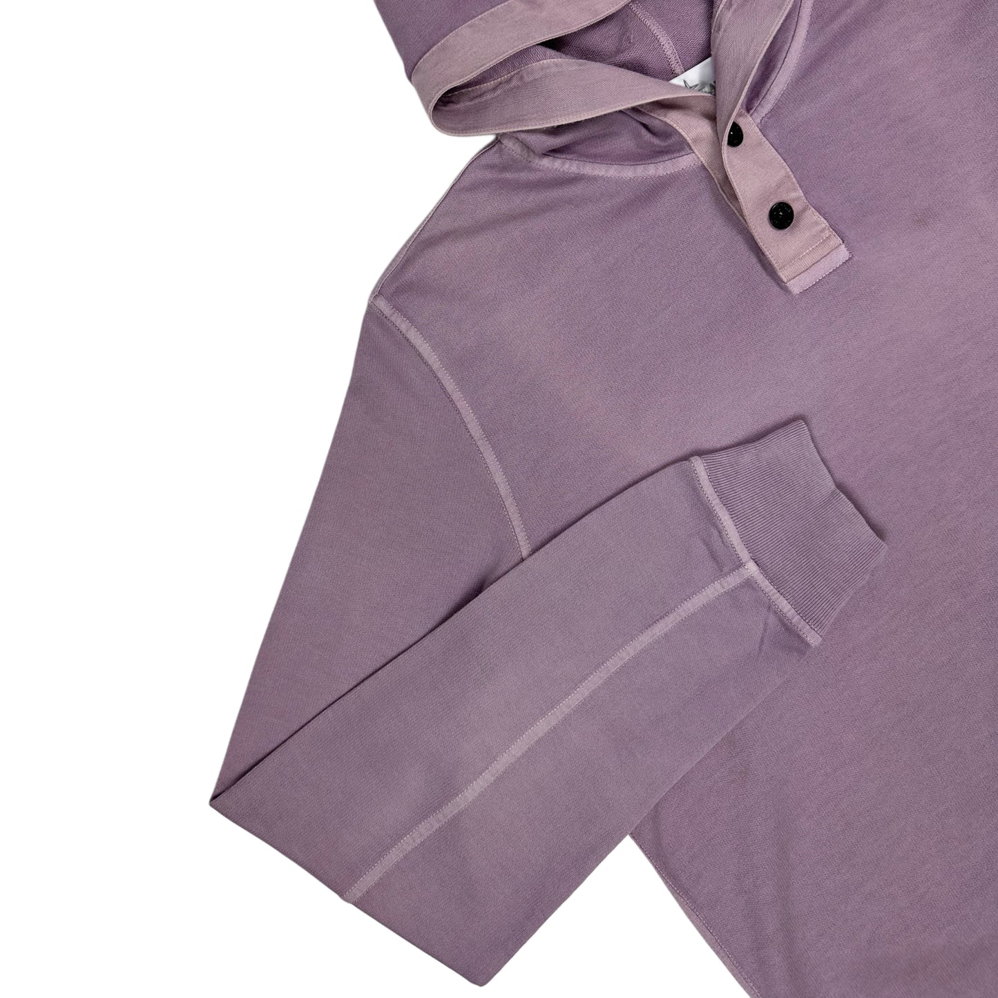 SUDADERA CON CAPUCHA Y BOTONES STONE ISLAND - talla l