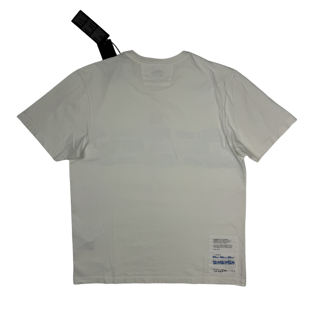 Camiseta C.P.Company blanco manga corta - talla L