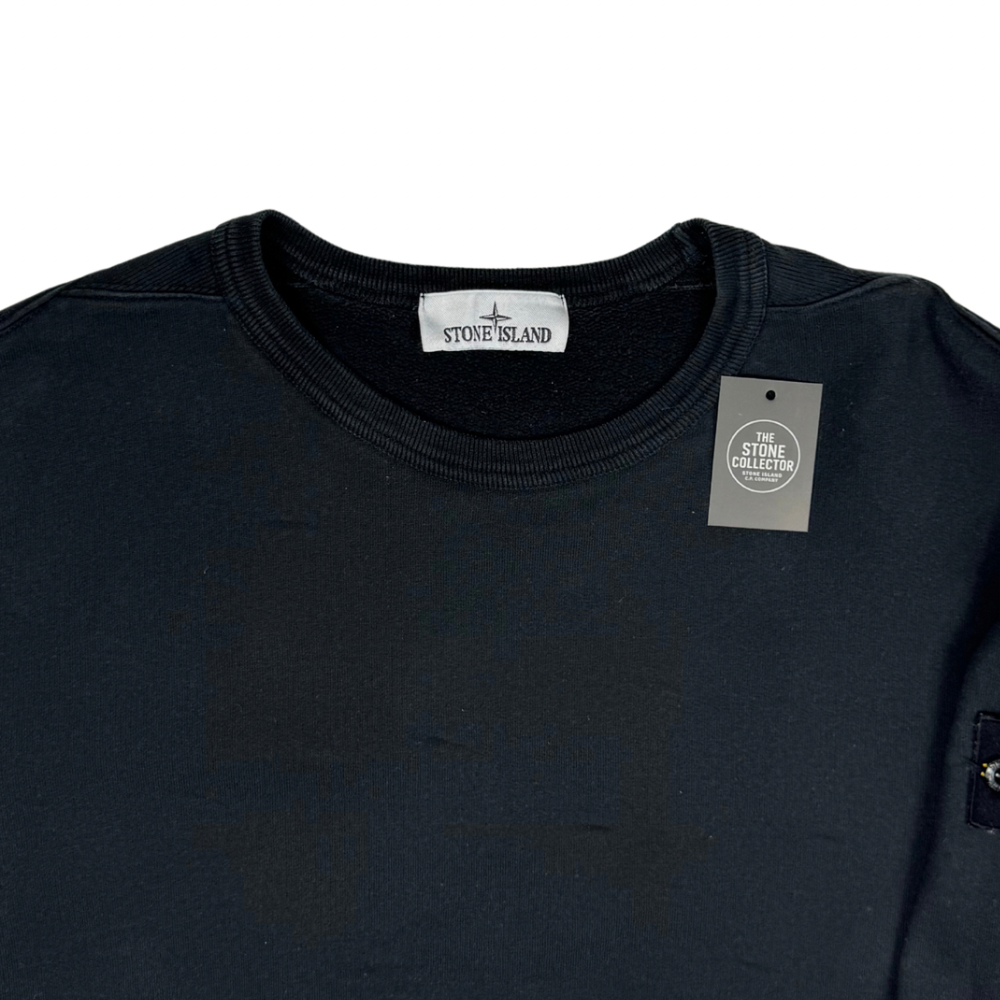 Sudadera cuello redondo Stone Island negro - talla M