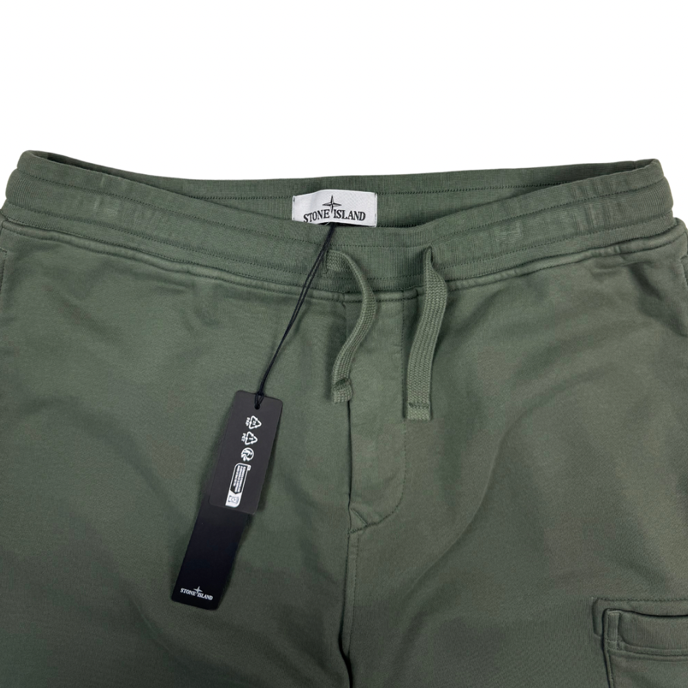 Pantalon Corto Jogger Stone Island verde - talla XL