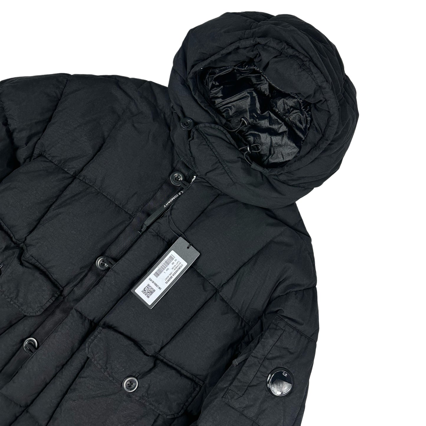 ABRIGO PLUMAS FLATT NYLON C.P COMPANY - talla L