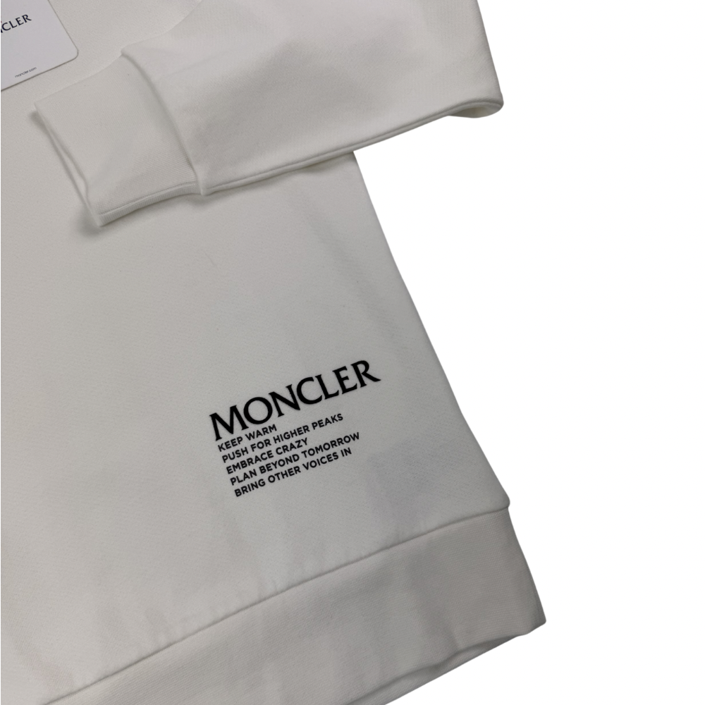 SUDADERA CUELLO REDONDO MONCLER - talla M/L