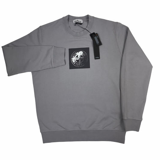 Sudadera cuello redondo Stone Island gris - talla XL