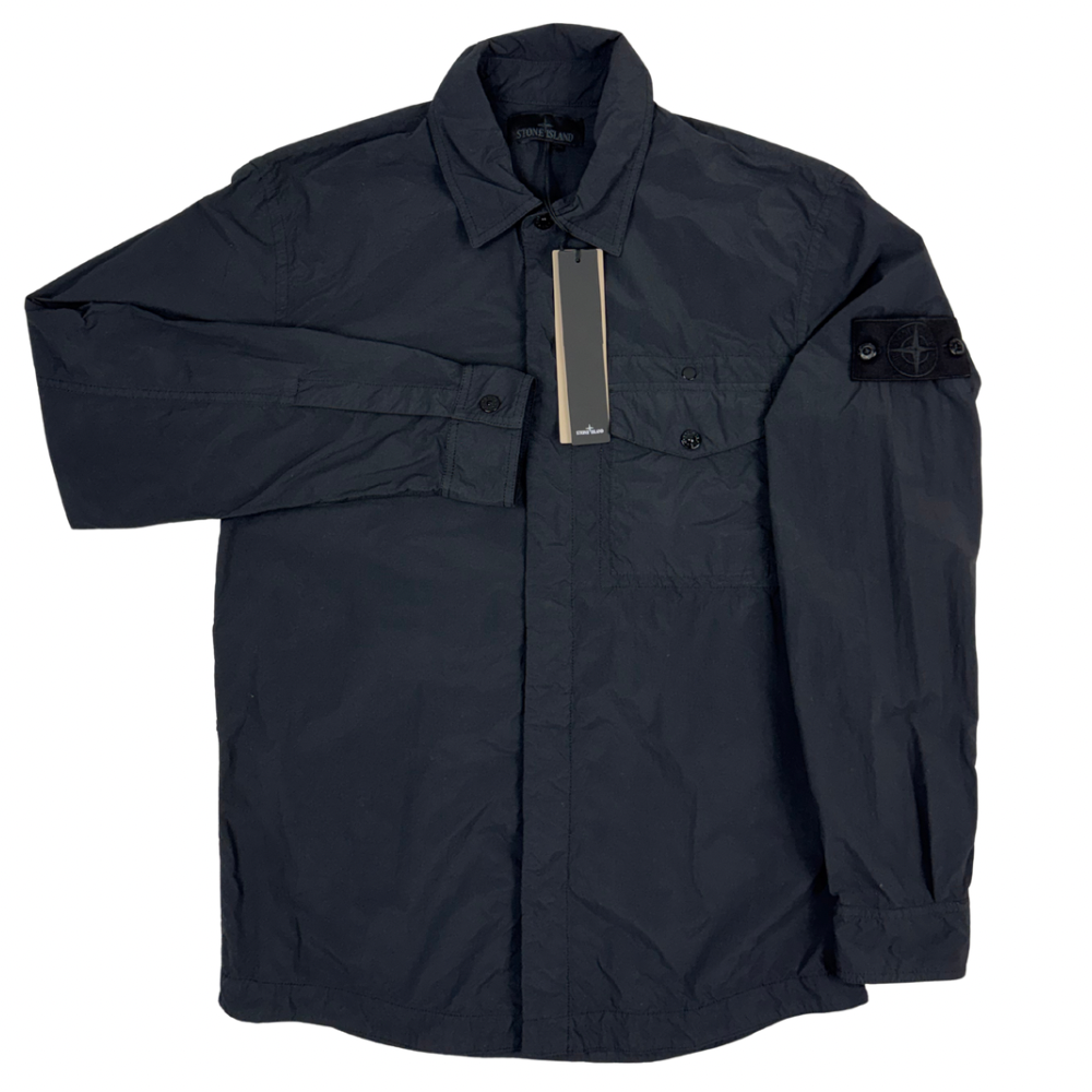 Sobrecamisa Stone Island Ghost con botones negro - talla M