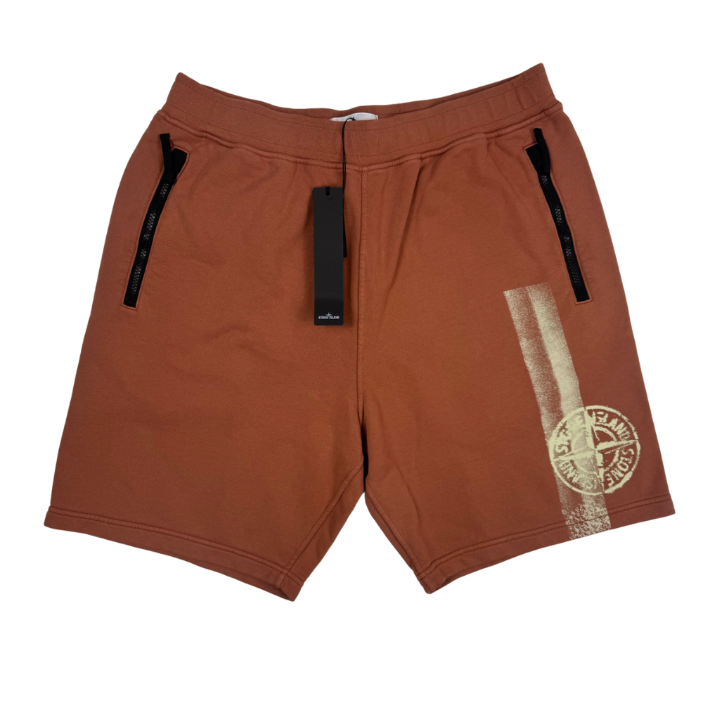 Pantalón Corto Jogger Stone Island Terracota - talla L/XL
