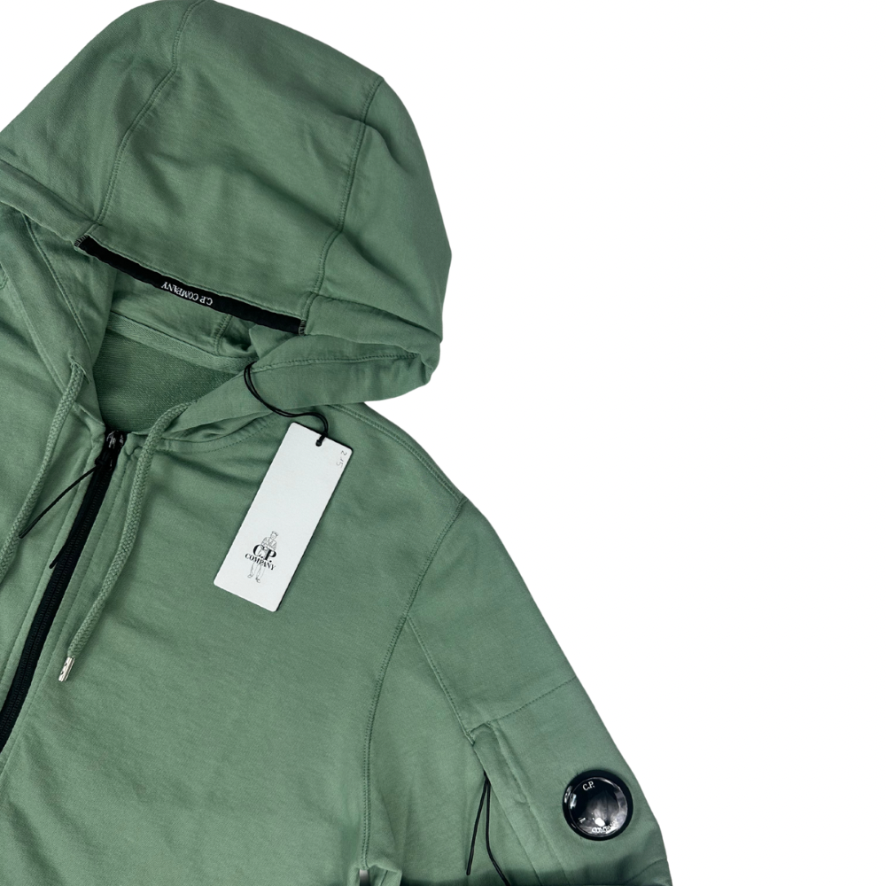 SUDADERA CON CREMALLERA Y CAPUCHA C.P COMPANY - talla L