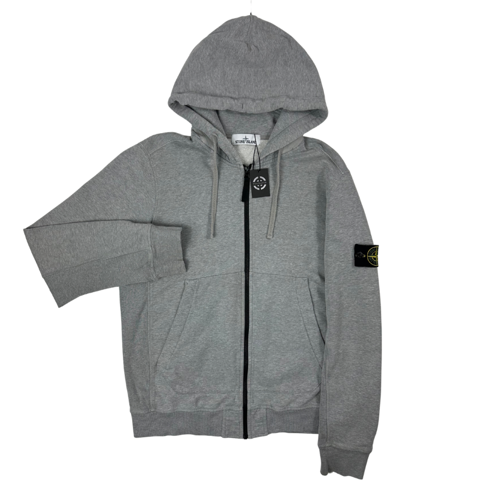 SUDADERA CON CREMALLERA Y CAPUCHA STONE ISLAND - talla XL