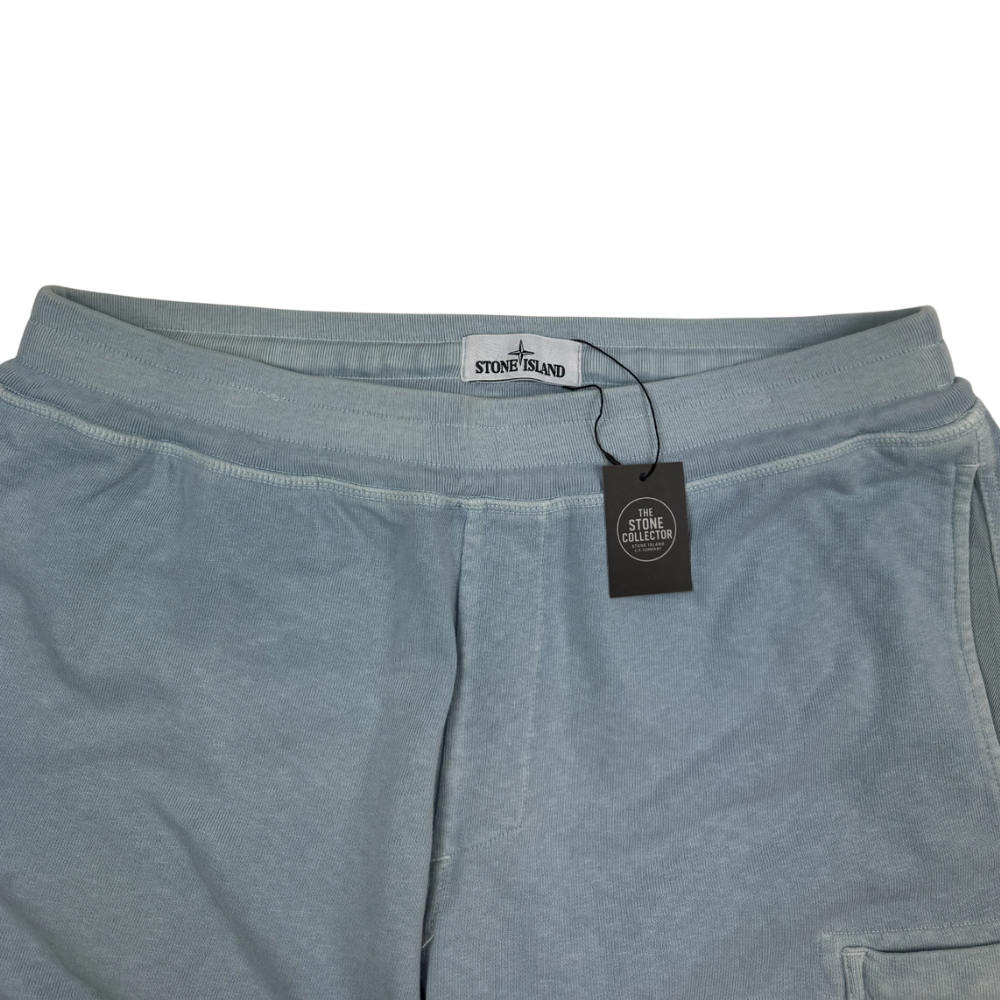 Pantalón Corto Jogger Stone Island celeste - talla XL