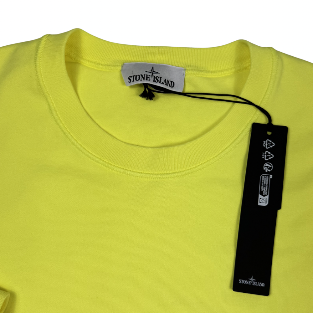 Sudadera cuello redondo Stone Island amarillo - talla 2XL