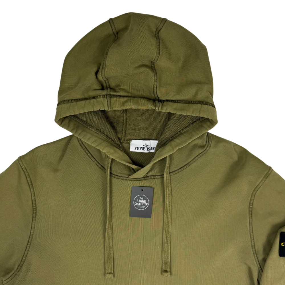 Sudadera con capucha Stone Island verde - talla M