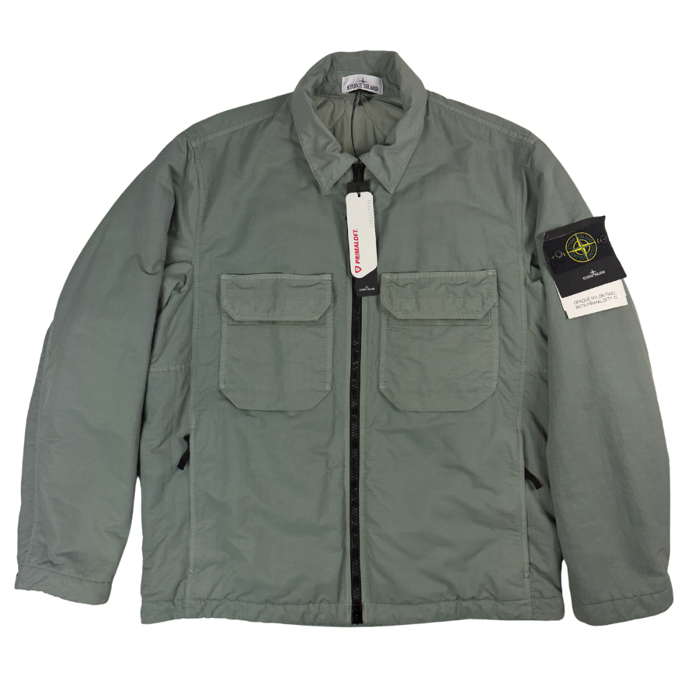 CHAQUETÓN OPAQUE NYLON TWILL WITH PRIMALOFT - TC STONE ISLAND - talla XL