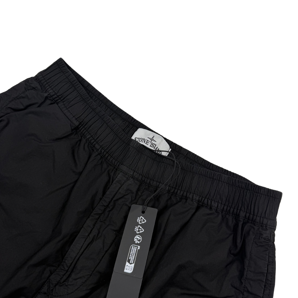 Pantalón Cargo Corto Stone Island Negro - talla W/28 / W/29