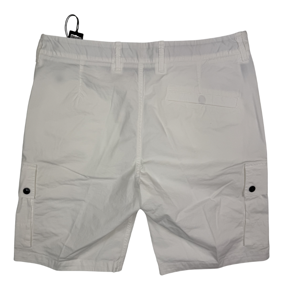 Pantalón Cargo Corto Stone Island Blanco - talla W/32 / W/34