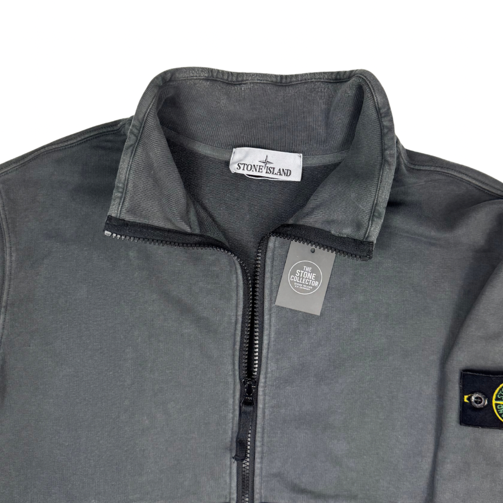 Sudadera con cremallera Stone Island gris oscuro - talla L