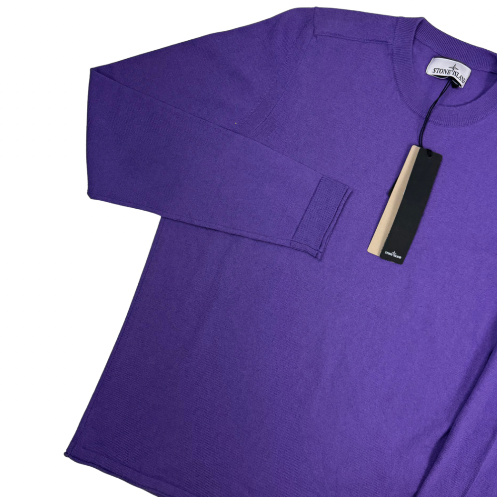 Jersey Stone Island cuello redondo morado - talla M/L/XL/2XL