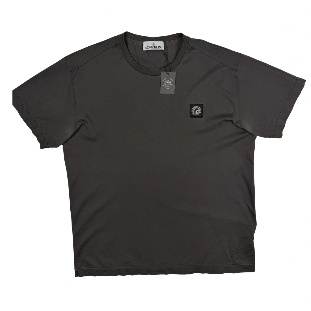 Camiseta Stone Island Gris manga corta - talla L
