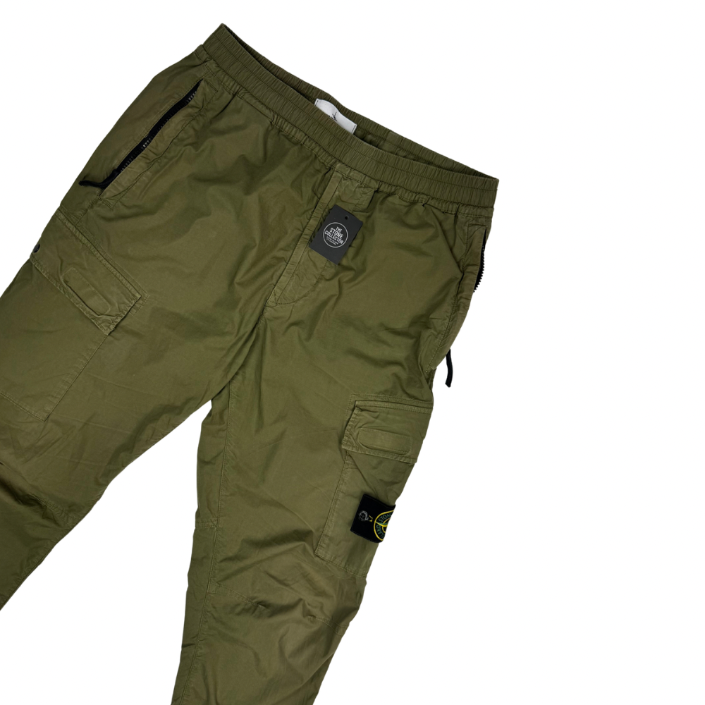 Pantalón Cargo Stone Island Type Re-T verde - talla W/31