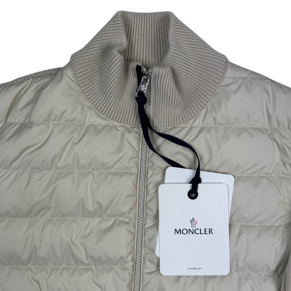 Cardigan Moncler Tricot beige - talla M