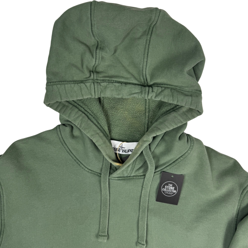 Sudadera con capucha Stone Island verde - talla L