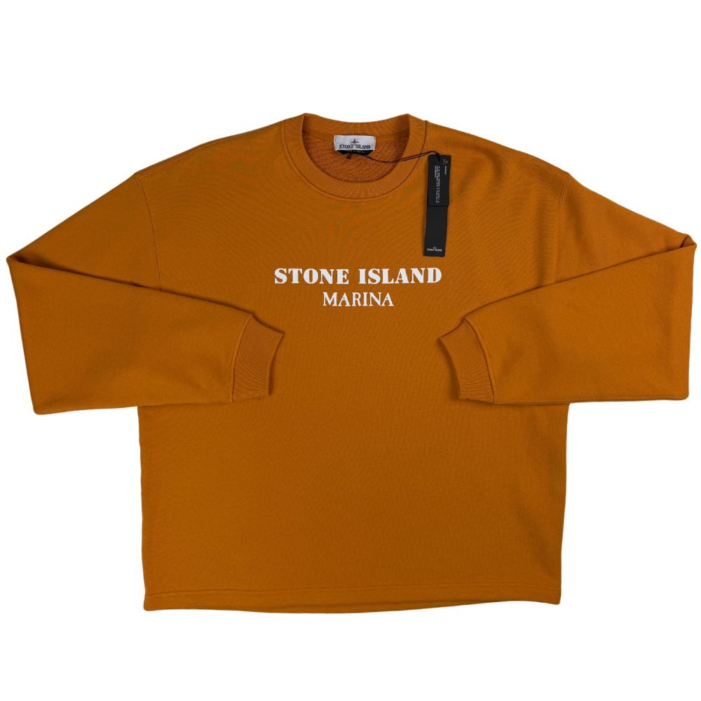 SUDADERA CUELLO REDONDO STONE ISLAND MARINA - talla L