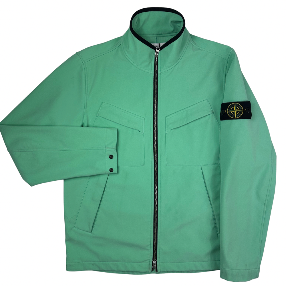 CHAQUETA LIGHT SOFT SHELL - R e-dye TECHNOLOGY STONE ISLAND - talla S
