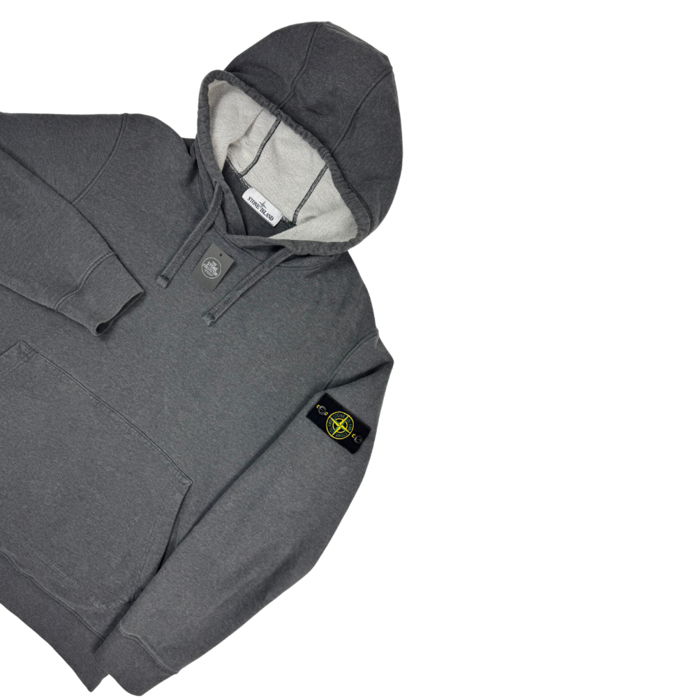 Sudadera con capucha Stone Island gris - talla XL