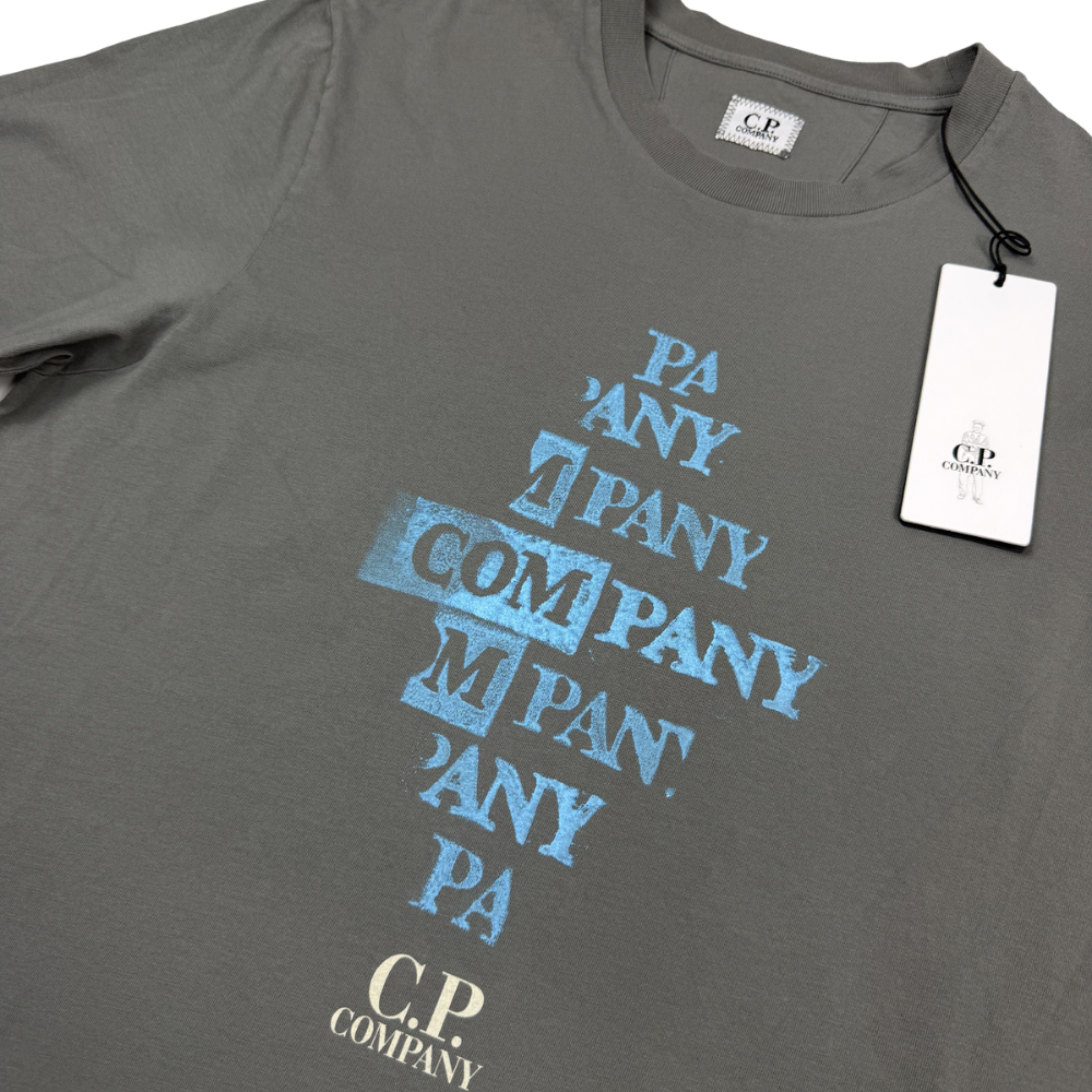 Camiseta C.P. Company gris manga corta - talla S