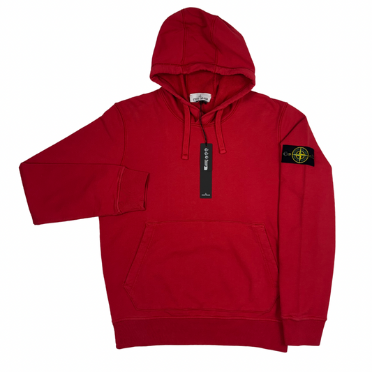 Sudadera con capucha Stone Island rojo - talla L