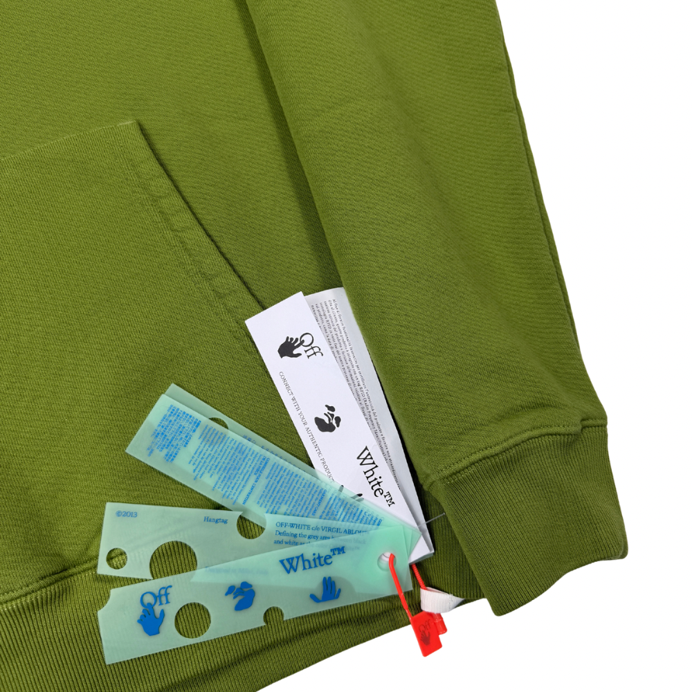 SUDADERA CON CAPUCHA OFF WHITE - talla M L